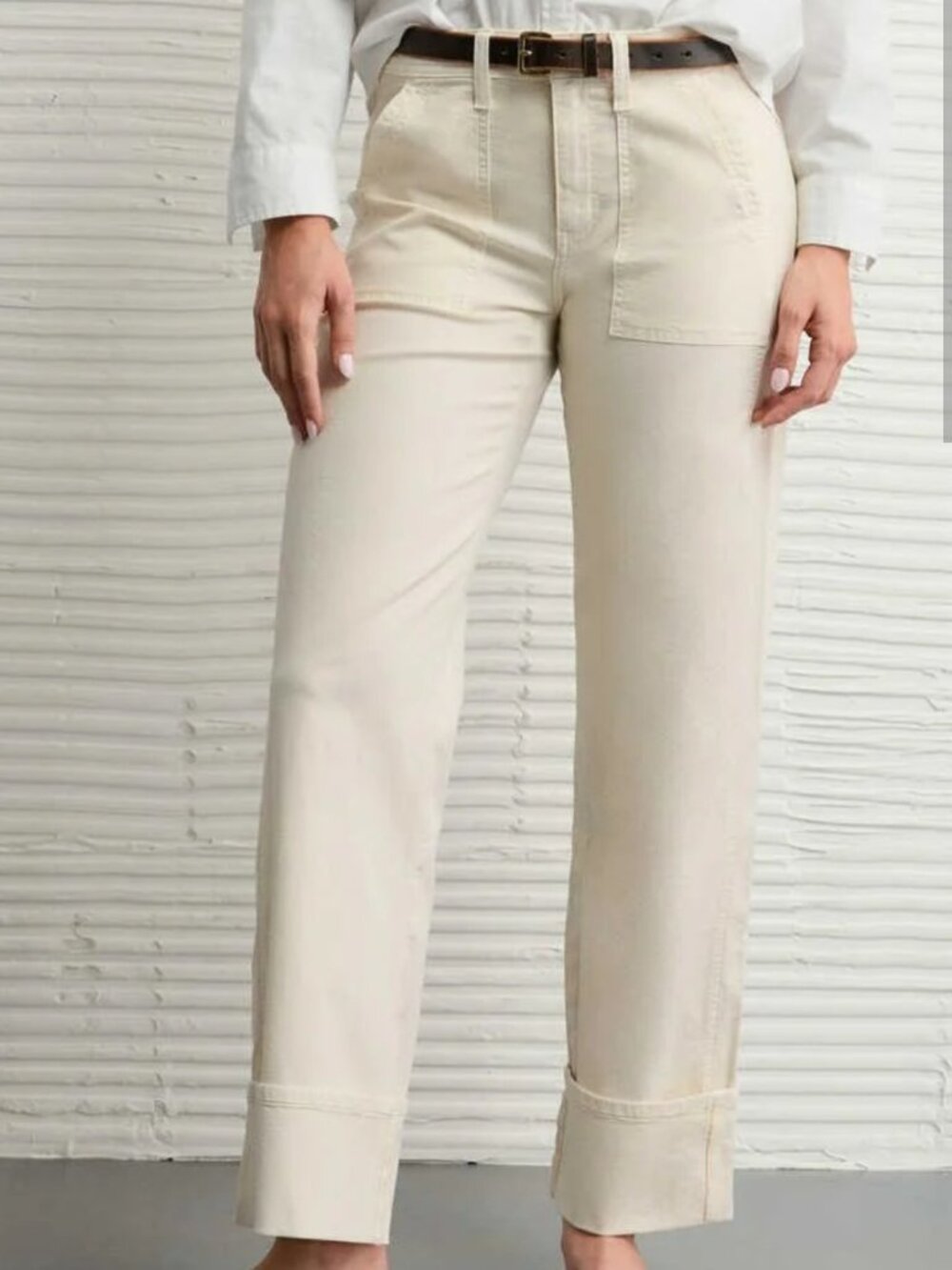 AE Stretch High-waisted Utility Stovepipe Pants